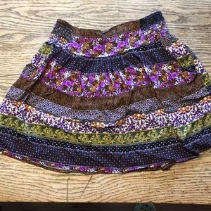 Fovever 21 flower skirt with pockets